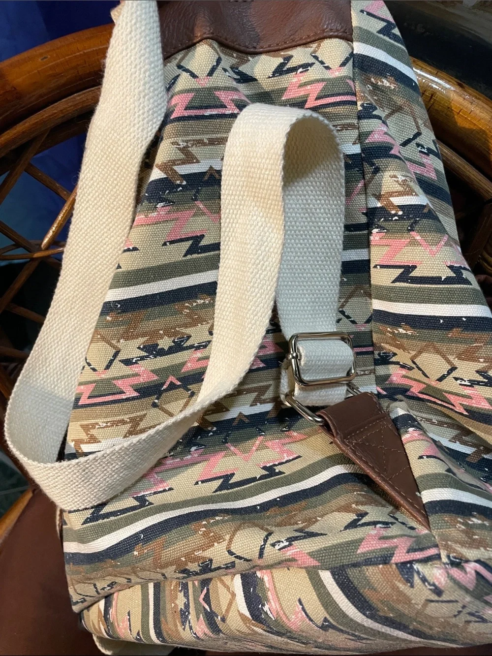Steve Madden canvas backpack